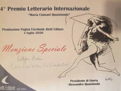 IV Premio Internazionale Maria Cumani Quasimodo 2020